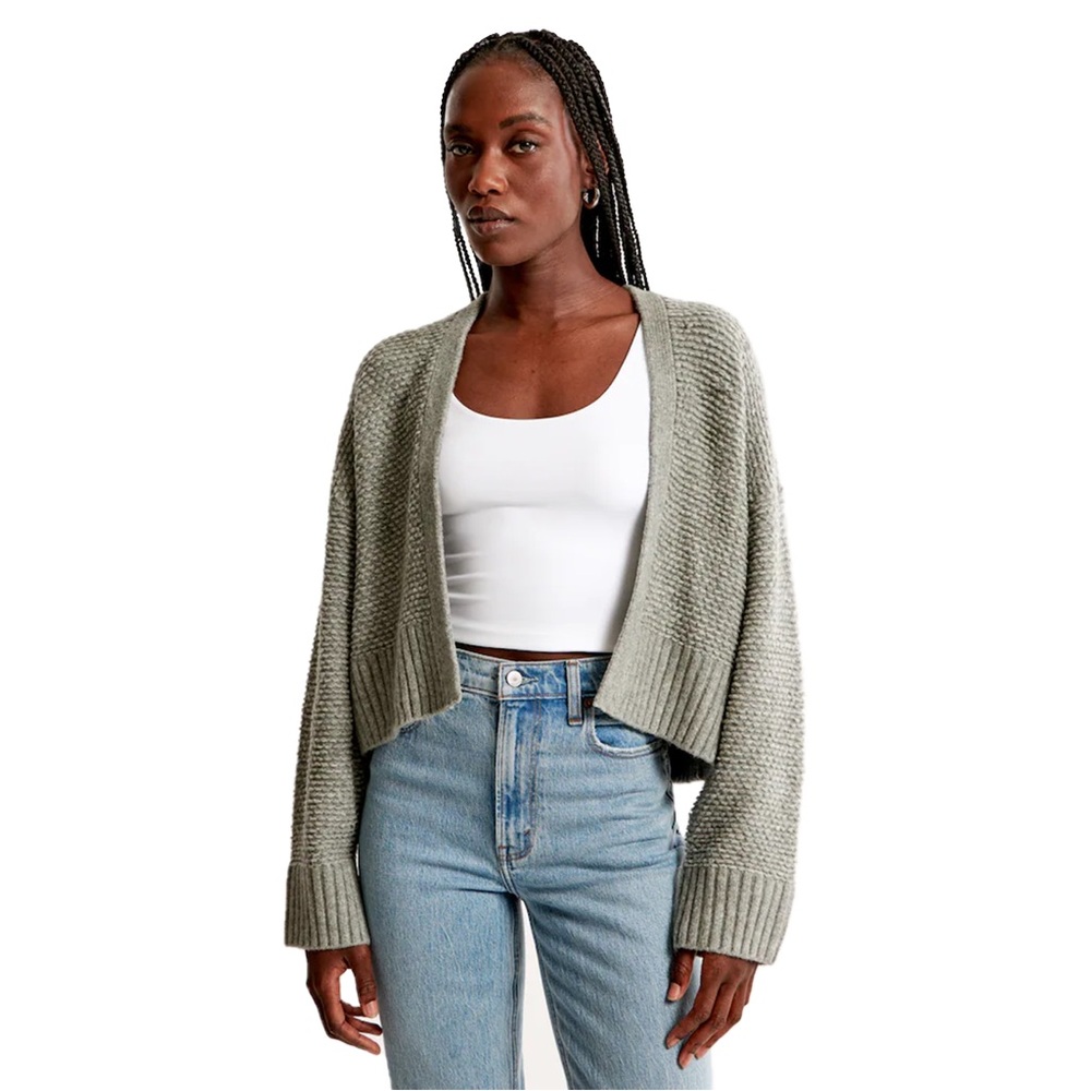 Abercrombie & Fitch Loop Stitch Non Closure Cardigan
